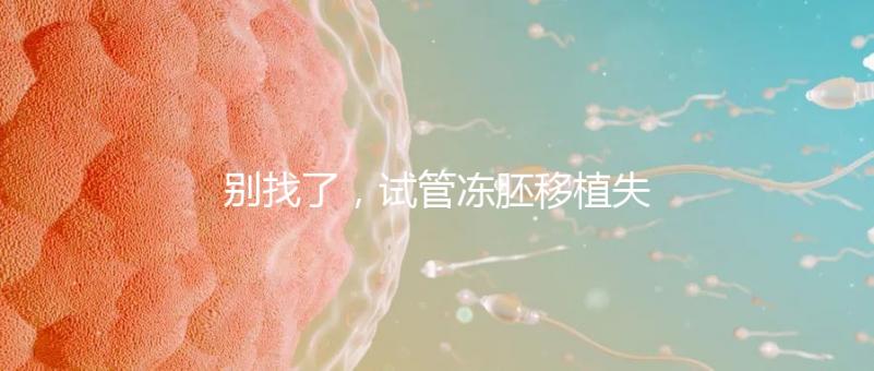 別找了，試管凍胚移植失敗的10大原因全在這里！