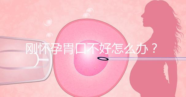 剛懷孕胃口不好怎么辦？