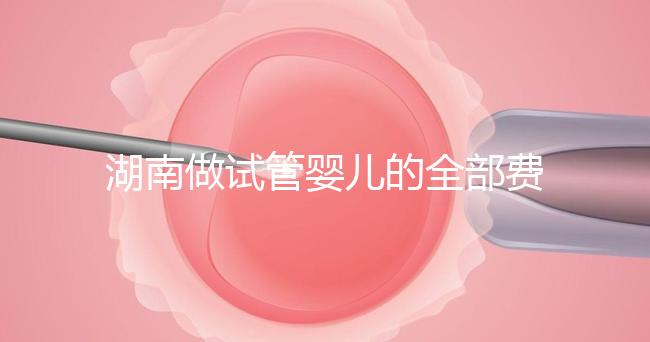 湖南做試管嬰兒的全部費用大概是多少錢？附湖南試管嬰兒醫院排名一覽！