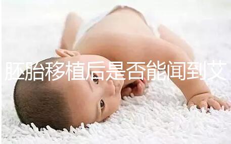 胚胎移植后是否能聞到艾灸的味道，這是否會影響一篇文章