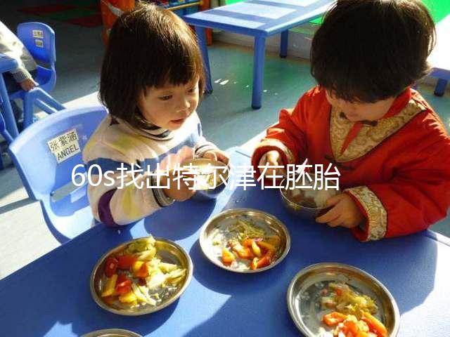 60s找出特爾津在胚胎植入中的作用，真的離不開成功抱寶寶