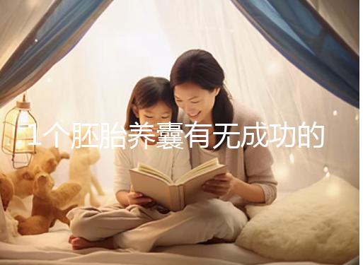 1個(gè)胚胎養(yǎng)囊有無(wú)成功的幾率進(jìn)來(lái)看,能養(yǎng)成幾個(gè)真不好說(shuō)